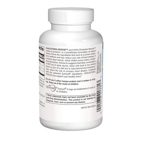 Source Naturals, Cholesterol Rescue, 60 Tabs