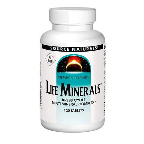 Source Naturals, Life Minerals No Iron, 120 Tabs Source Naturals