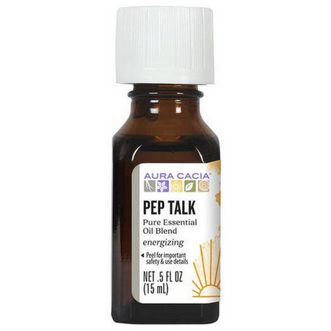 Aura Cacia, Essential Solutions Oil, Pep Talk 0.5 Oz