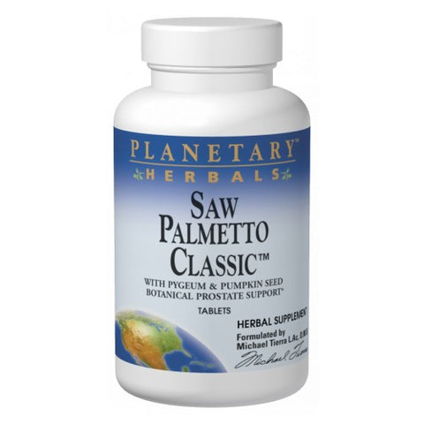 Planetary Herbals, Saw Palmetto Classic, 180 Tabs