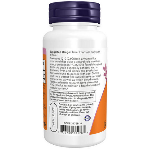Now Foods, Coq10, 200 mg, 60 Vcaps