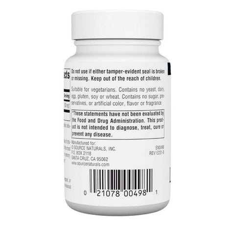 Source Naturals, Acetyl L-Carnitine, 500 mg, 30 Tabs