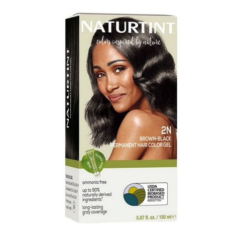 Naturtint, Hair Color, 2n Black Brown, Kit
