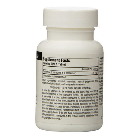 Source Naturals, Pantethine, 25 mg, 30 Tabs