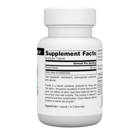 Source Naturals, Propolis, 500 MG, 30 Caps
