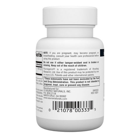 Source Naturals, Pycnogenol, 100 MG, 60 Tabs