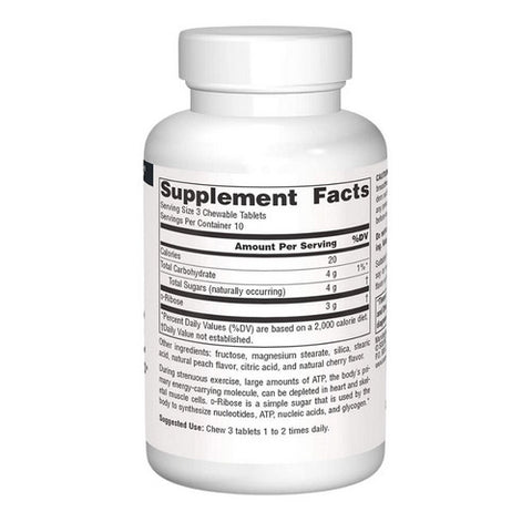 Source Naturals, D-Ribose, 1000 mg, 30 Tabs