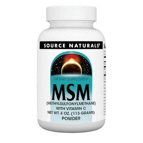 Source Naturals, MSM with Vitamin C, 4 oz