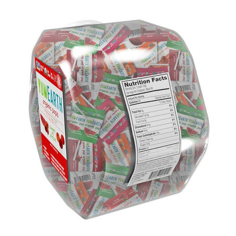 YumEarth, Lollipop Organic, Counter Bin 30 Oz