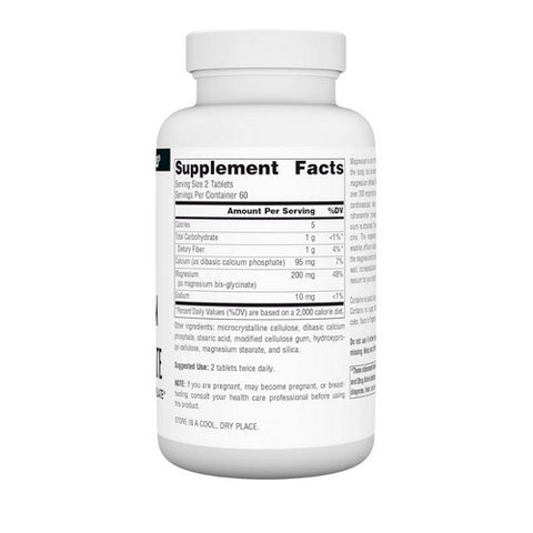 Source Naturals, Magnesium Bis-Glycinate, 120 tabs