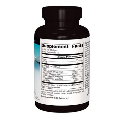Source Naturals, Arctic Pure Krill Oil, 500 MG, 30 Sftgls Source Naturals