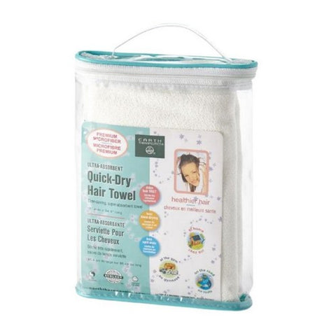 Earth Therapeutics, Ultra-Absorbent Quick Dry Hair Towel, 1 CT