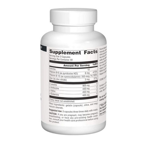 Source Naturals, Branched-Chain Amino Acids (BCAA), 120 Caps