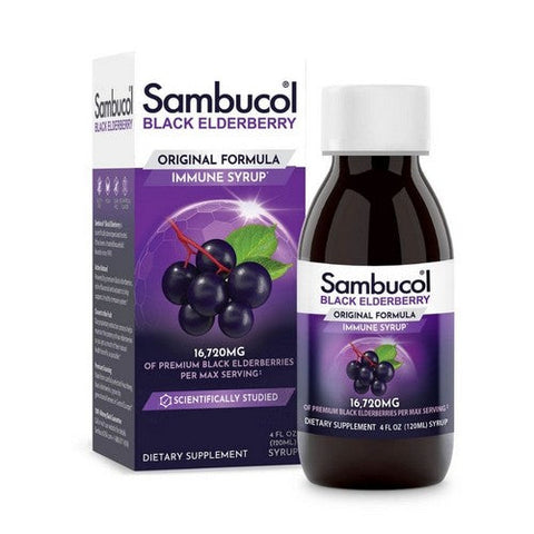 Sambucol, Black Elderberry Syrup, 4 Oz Sambucol