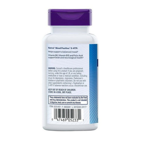 Natrol, Mood Positive 5-HTP, 50 Tabs