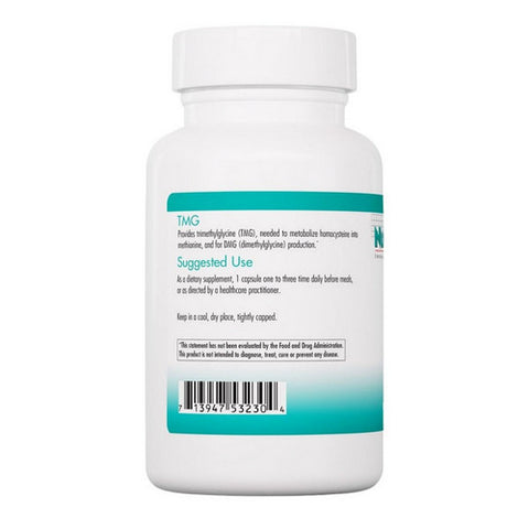 Nutricology/ Allergy Research Group, TMG Trimethylglycine, 100 Caps