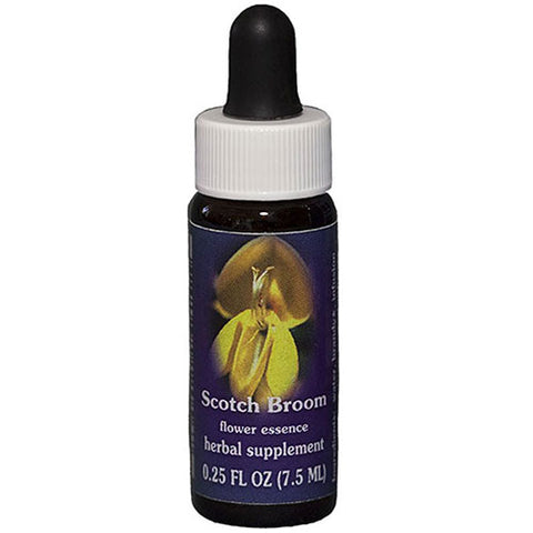 Flower Essence Services, Scotch Broom Dropper, 0.25 oz