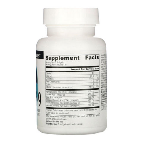 Source Naturals, Omega 3, 6, 9, 30 Softgels