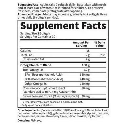 Garden of Life, Oceans 3, Beyond Omega 3 60 Softgels