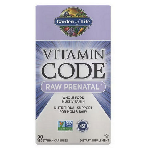 Garden of Life, Vitamin Code, Raw Prenatal 90 Caps