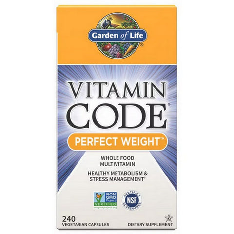 Garden of Life, Vitamin Code, Perfect Weight Formula 240 Caps