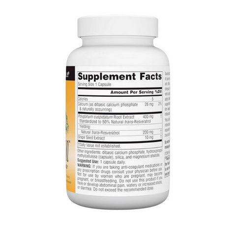 Source Naturals, Resveratrol, 200 mg, 120 Vcaps