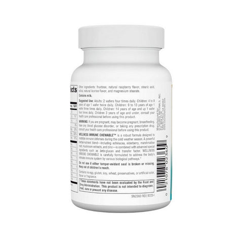 Source Naturals, Wellness Immune Chewable, 30 wafer