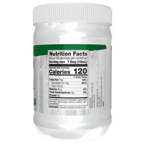 Now Foods, Organic Virgin Coconut Oil, 20 oz