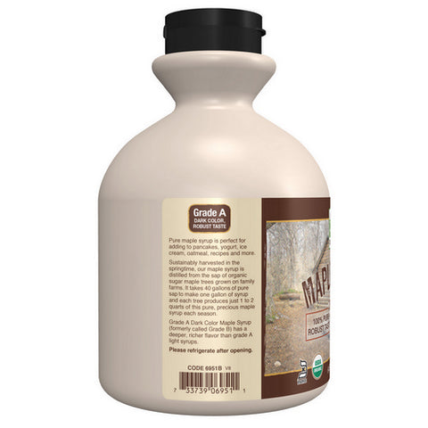 Now Foods, Maple Syrup Organic, Grade A 64 oz