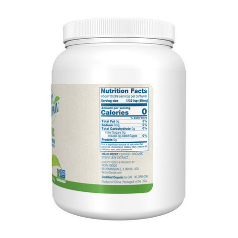 Now Foods, BetterStevia Organic Extract Powder, 1 lb