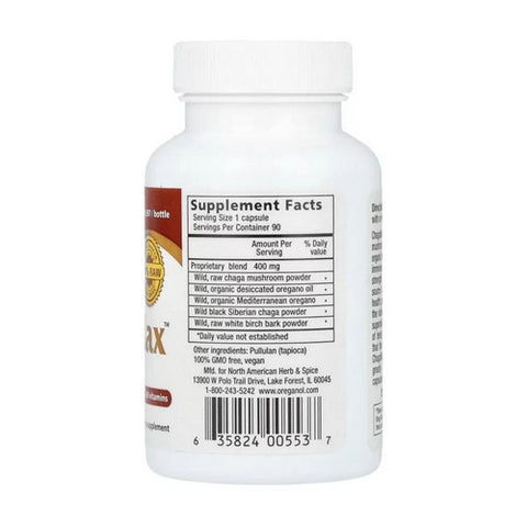 North American Herb & Spice, Chaga Max, 90 caps