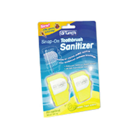 Dr. Tungs, Snap-On Toothbrush Sanitizer for Kids, 2 pack