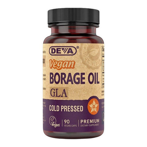Deva Vegan Vitamins, Vegan Borage Oil, 90 vcaps