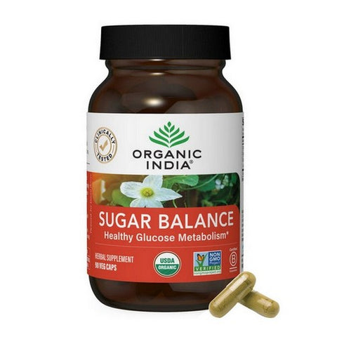 Organic India, Organic India Sugar Balance, 90 caps