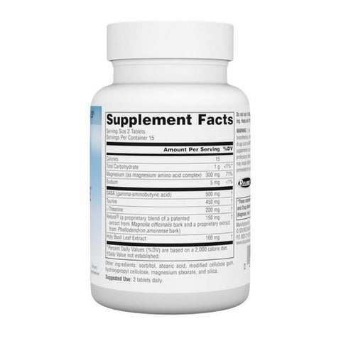 Source Naturals, Theanine Serene with Relora, 30 tabs