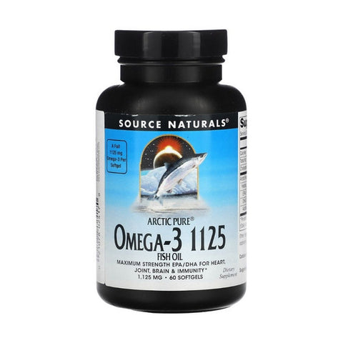 Source Naturals, ArcticPure Omega-3 1125 Fish Oil, 60 softgels