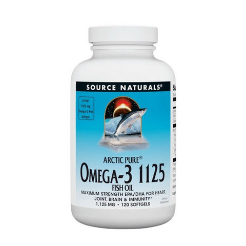 ArcticPure Omega-3 1125 Fish Oil 120 softgels by Source Naturals
