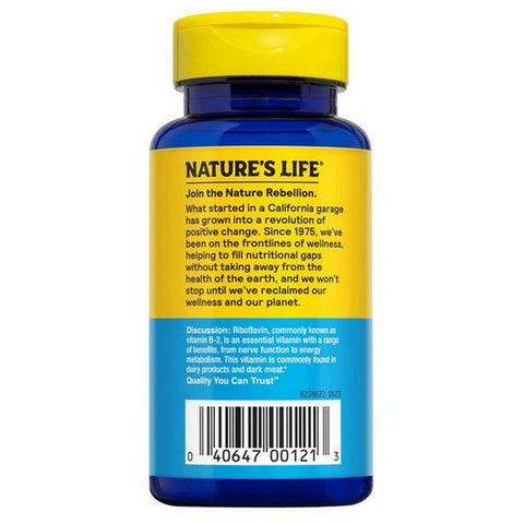 Nature's Life, Vitamin B-2, 250 mg, 50 tabs