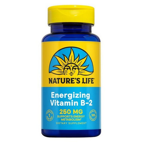 Nature's Life, Vitamin B-2, 250 mg, 100 tabs