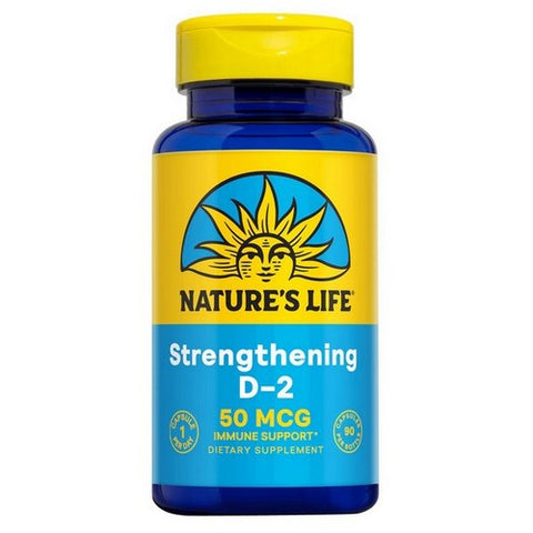 Nature's Life, Vitamin D-2, 2000 IU, 90 vcaps