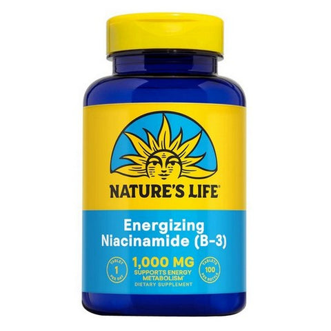 Nature's Life, Niacinamide, 1000 mg, 100 tabs