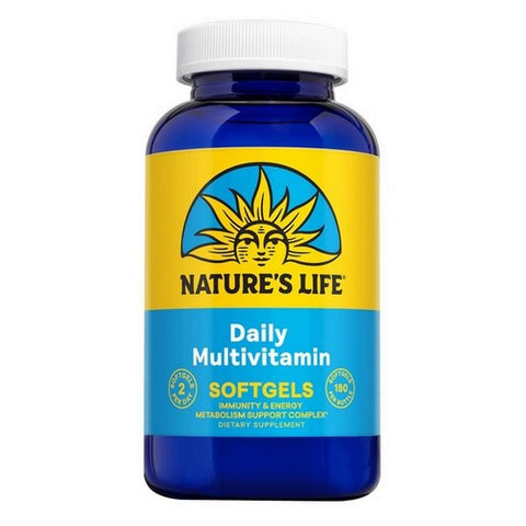 Nature's Life, Daily Multivitamin Softgels, 180 Count