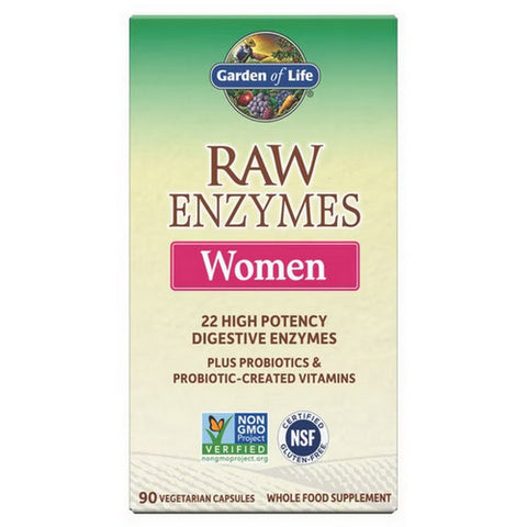 Garden of Life, RAW Enzymes Women, 90 caps