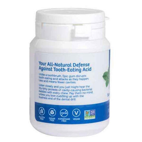 Epic Dental, Xylitol Gum Sugar-Free Peppermint, Peppermint 50 ct