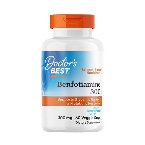 Doctors Best, Benfotiamine, 300 mg, 60 Veggie Caps