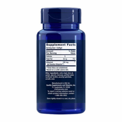 Life Extension, Super Ubiquinol CoQ10, 100 mg, 60 sgels