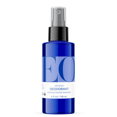 EO Products, Organic Deodorant Spray Lavender, Lavender 4 OZ
