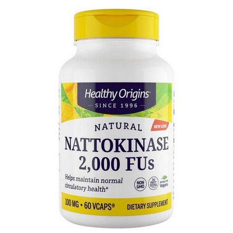Healthy Origins, Natural Nattokinase, 2,000 FU's, 60 Veg Caps