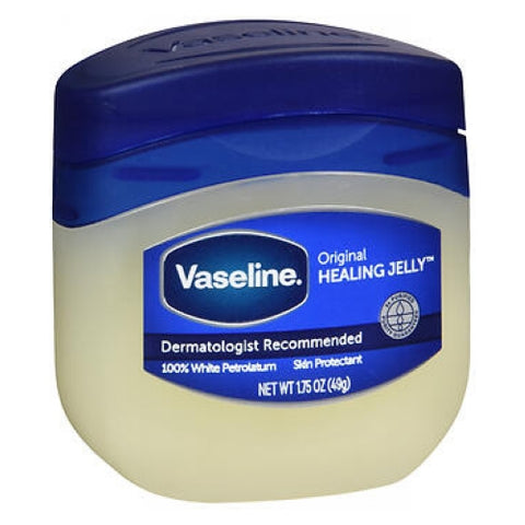 Vaseline, 100% Pure Petroleum Jelly Original Skin Protectant, 1.75 Oz