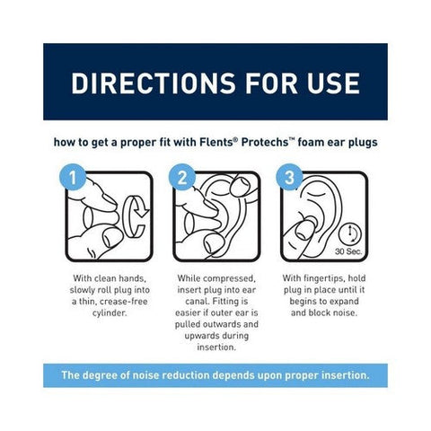 Flents, Protechs Quiet Please Foam Ear Plugs, 10 Pairs Flents